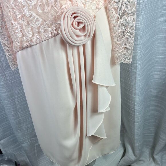 Vintage Barbara Chodos Michael Marcella Lace Dress Semi Formal Special Occasion - Picture 5 of 12